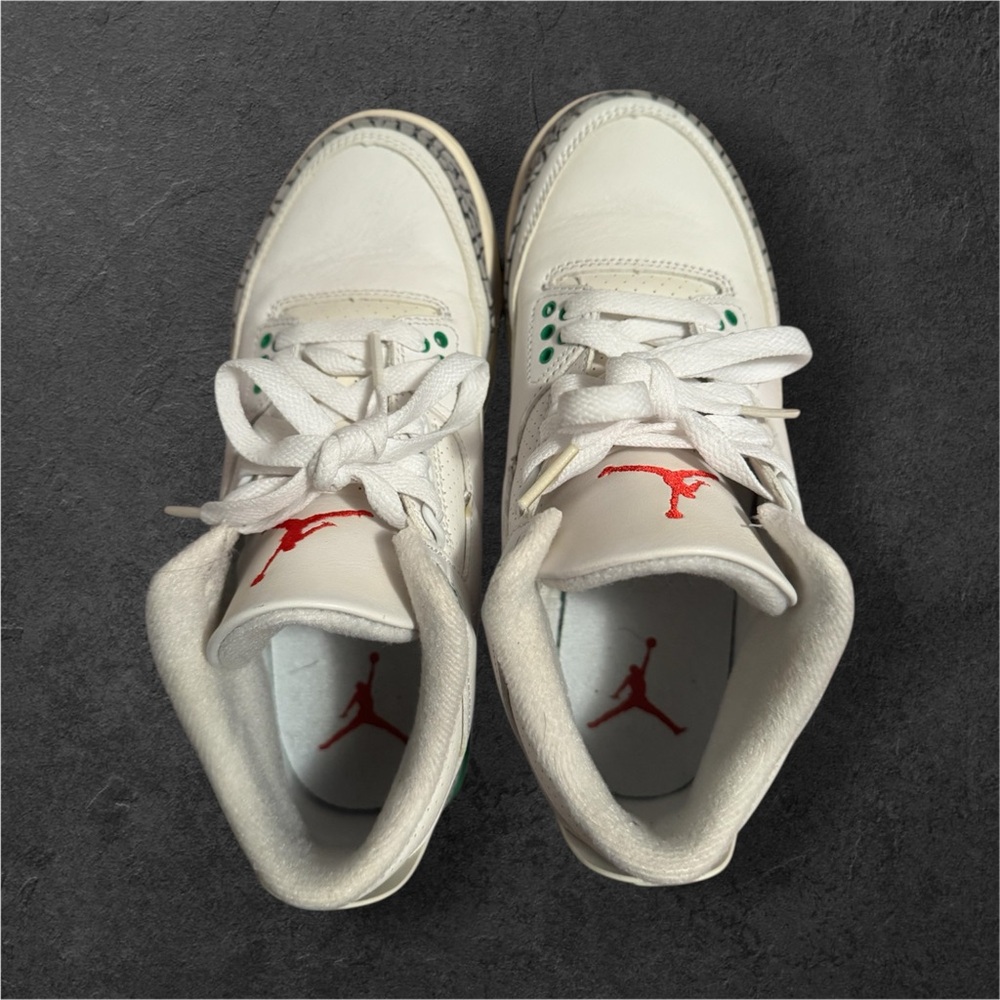Air Jordan 3 Retro “Lucky Green” – Worn Once - Picture 7 of 9